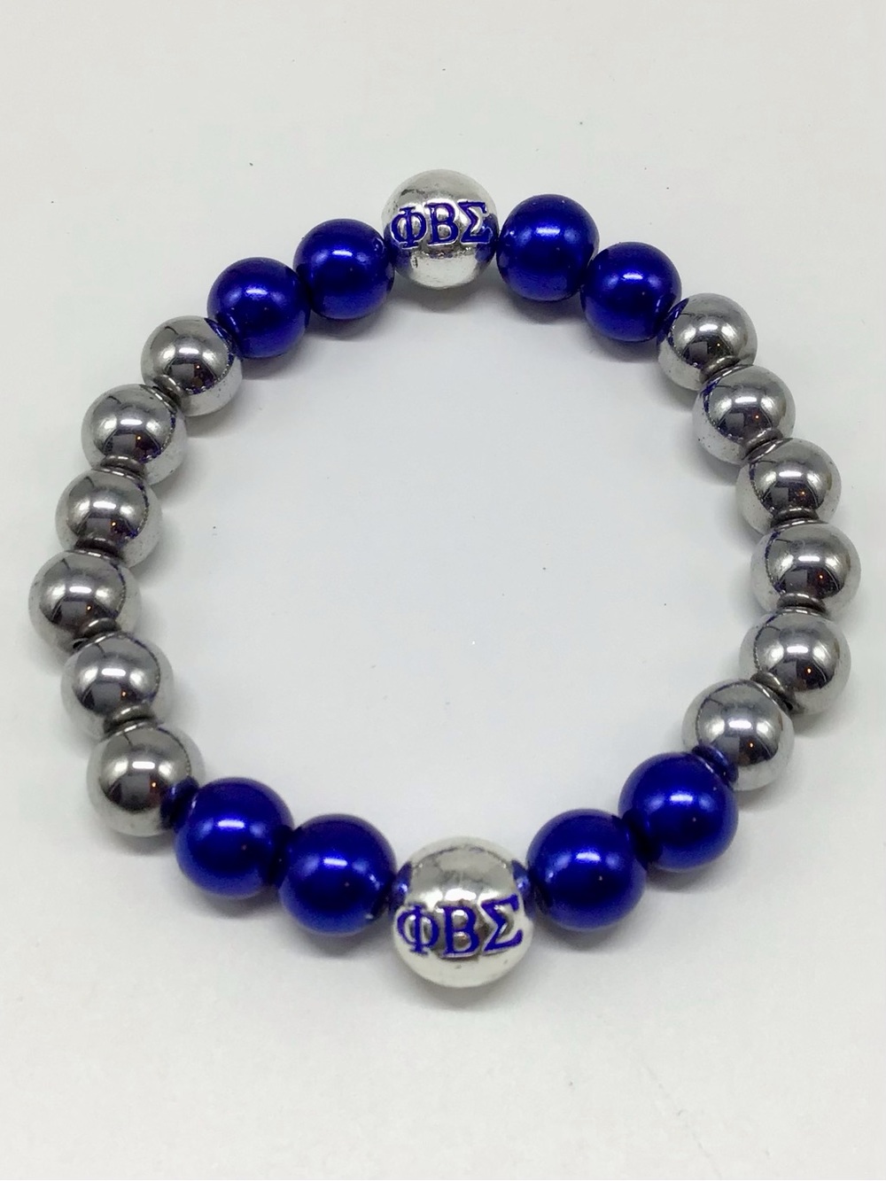 Phi Beta Sigma Beaded Bracelet